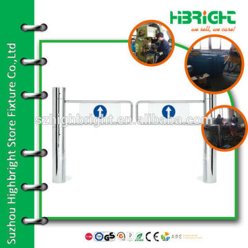 automatic passage control swing barrier gate for supermarket